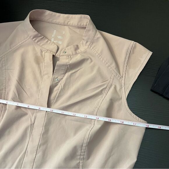 Arc’teryx Cala Taupe Athletic Dress Women’s Small Cream - Picture 16 of 16